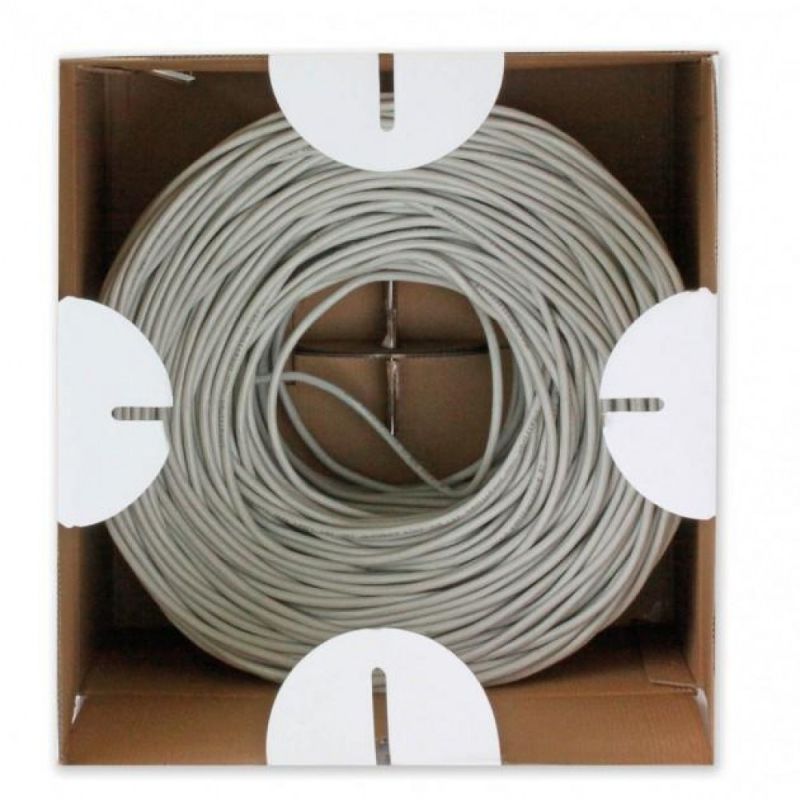 TECHLY U/UTP CAT6 STRANDED CABLE 305M CCA GRAY ETC. Kable, gniazda i wtyki/Kable sieciowe Your Sports Performance