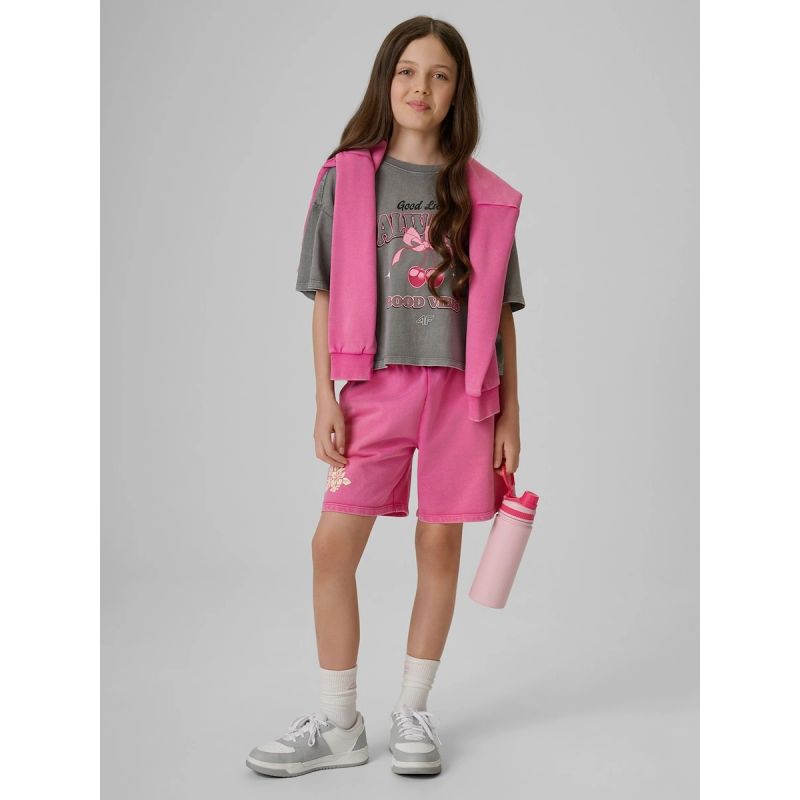 Girls' sweatpants 4F 4FJRSS26TSHOF0925-54S