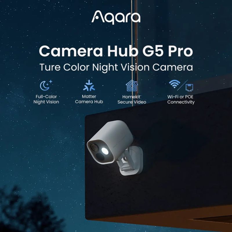 Aqara Camera Hub G5 Pro Wi-Fi White | IP Camera | 1520p, Zigbee, CH-C07DW CCTV IP/Kamery Your Sports Performance