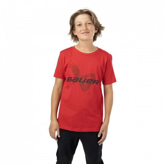 Bauer Core Lockup Jr 1063421 T-shirt Clothing/Lifestyle/T-shirts/Adler Bauer