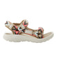 Lee Cooper women's shoes velcro sandals for summer on the beach light beige Lee Cooper