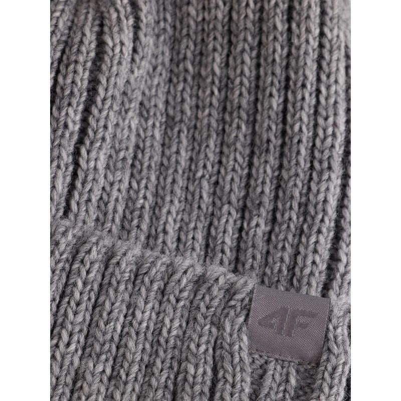 Women's winter hat with wool 4F 4FRAW25ACAPF0802-25M