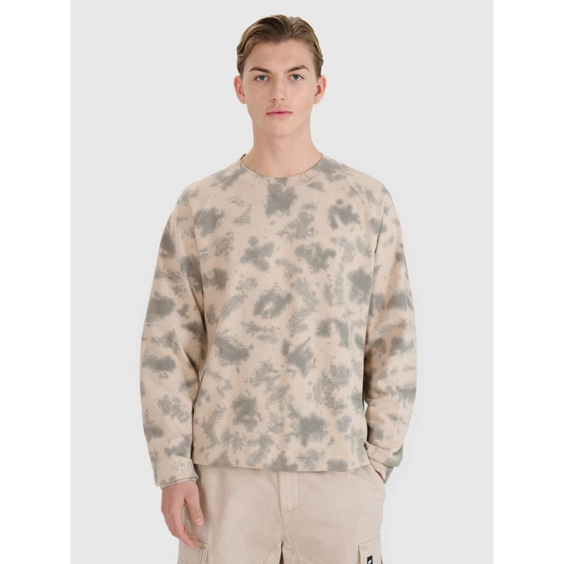 Men's sweatshirt without zipper and hood 4F 4FRSS25TSWSM2180-83A 4f