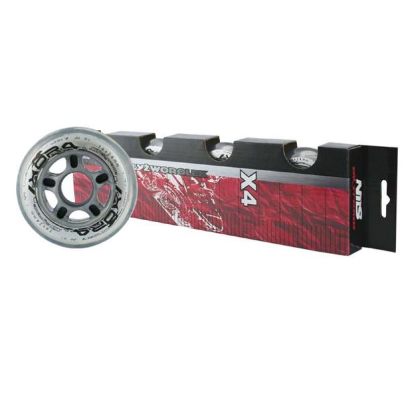 PU 76x24 82A TRANSPARENT WHEELS (4 pcs.) NILS EXTREME In preparation Your Sports Performance