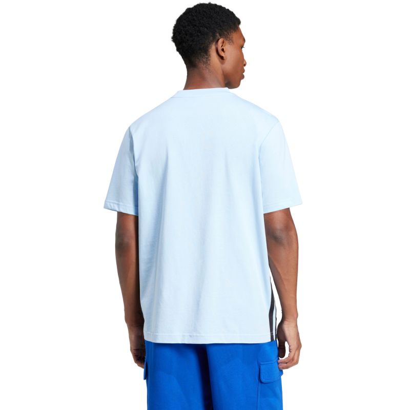 Men's adidas Essentials 3 Stripes T-shirt blue JE6397