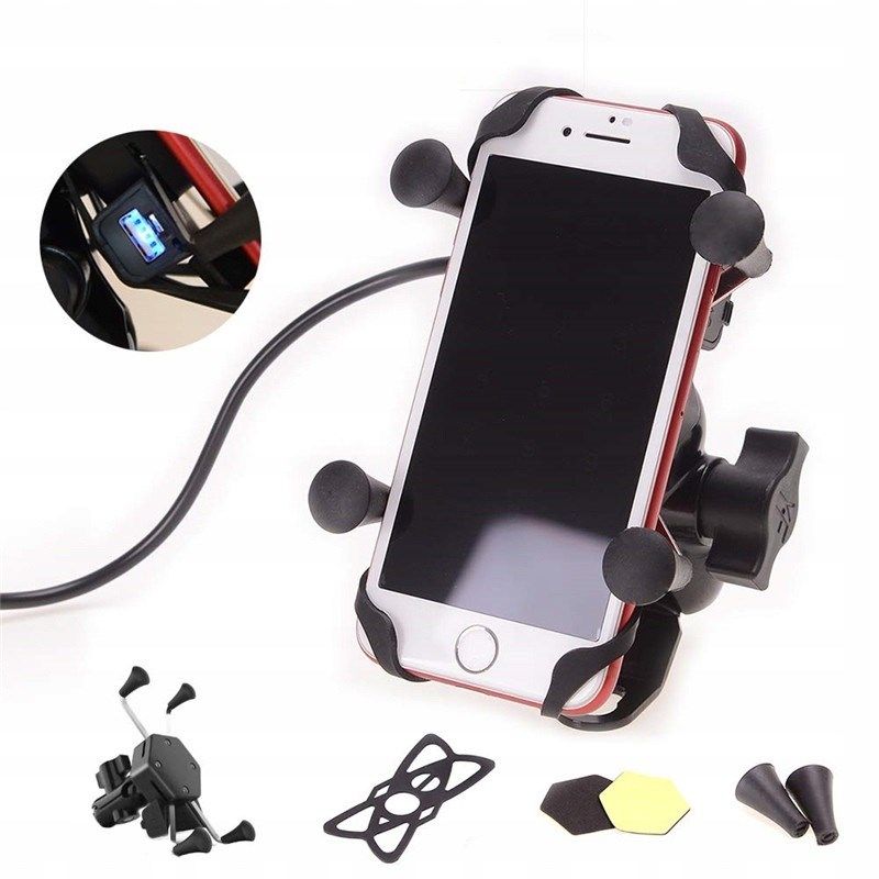 FreedConn MC7C phone holder and charger + BM2R head tube mount In preparation Your Sports Performance