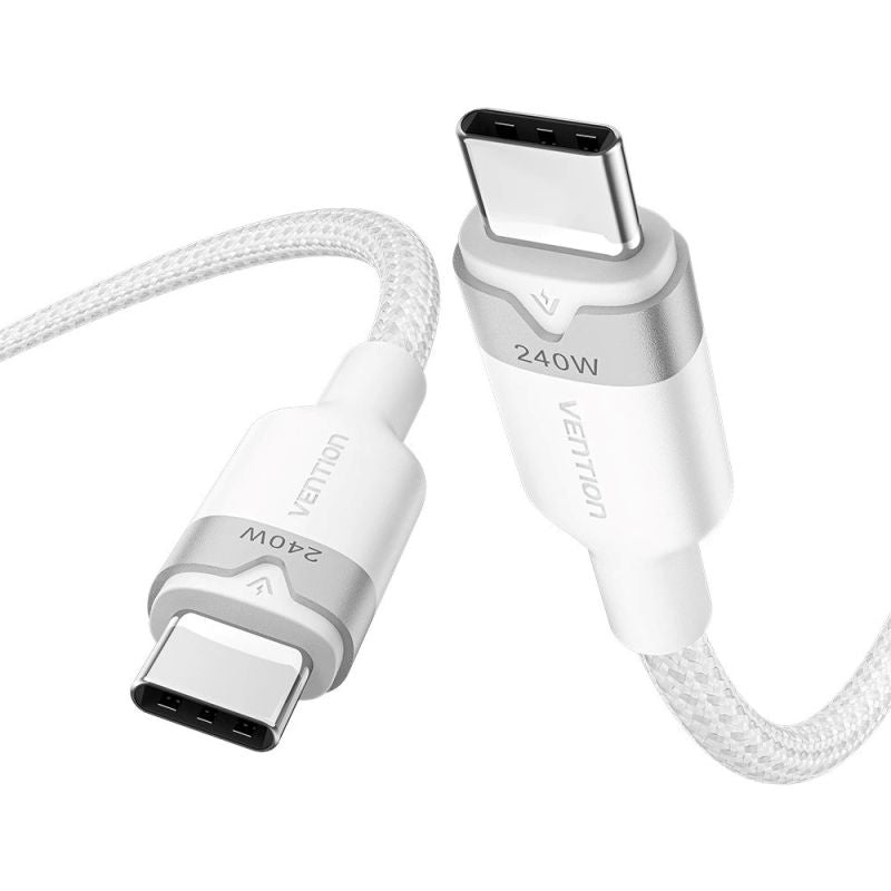 USB-C to USB-C 2.0 PD 3.1 Vention Cable 5A 240W 2m White In preparation Your Sports Performance