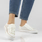 Filippo DTN7856 women's white mesh sneakers Filippo