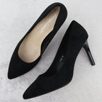 Black suede stiletto pumps Sergio Leone 1339 To be categorized Your Sports Performance