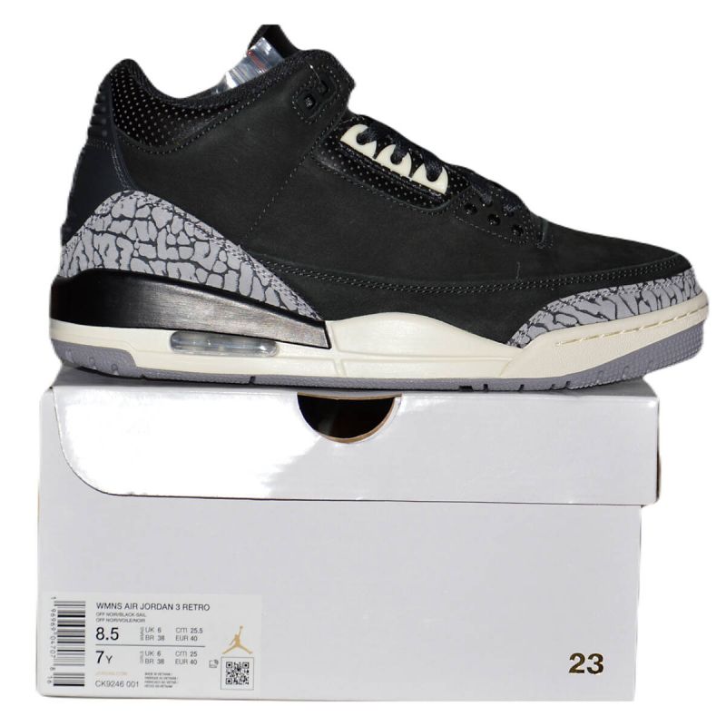 Air Jordan 3 Retro Off Noir Sneakers - CK9246-001 Obuwie/Buty do koszykówki męskie/Nike Your Sports Performance