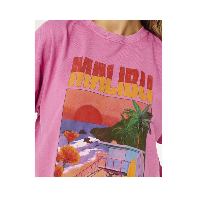 RIP CURL Hayley O Heritage Tee Pink