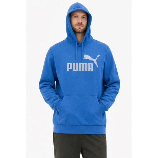 Puma men's blue cotton kangaroo hoodie In preparation Your Sports Performance