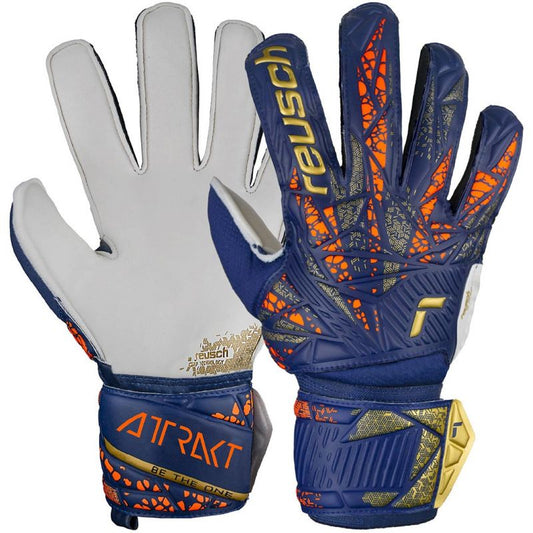 Reusch Attrakt Grip Jr 5472815 4410 goalkeeper gloves Accessories/Gloves Your Sports Performance