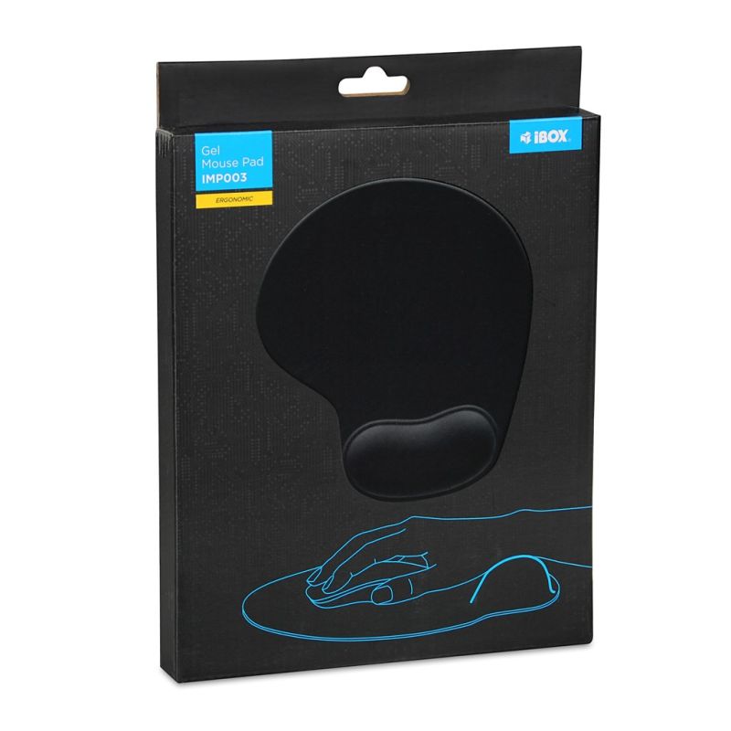 I-BOX MP003 MOUSE PAD BLACK, GELPAD In preparation Your Sports Performance