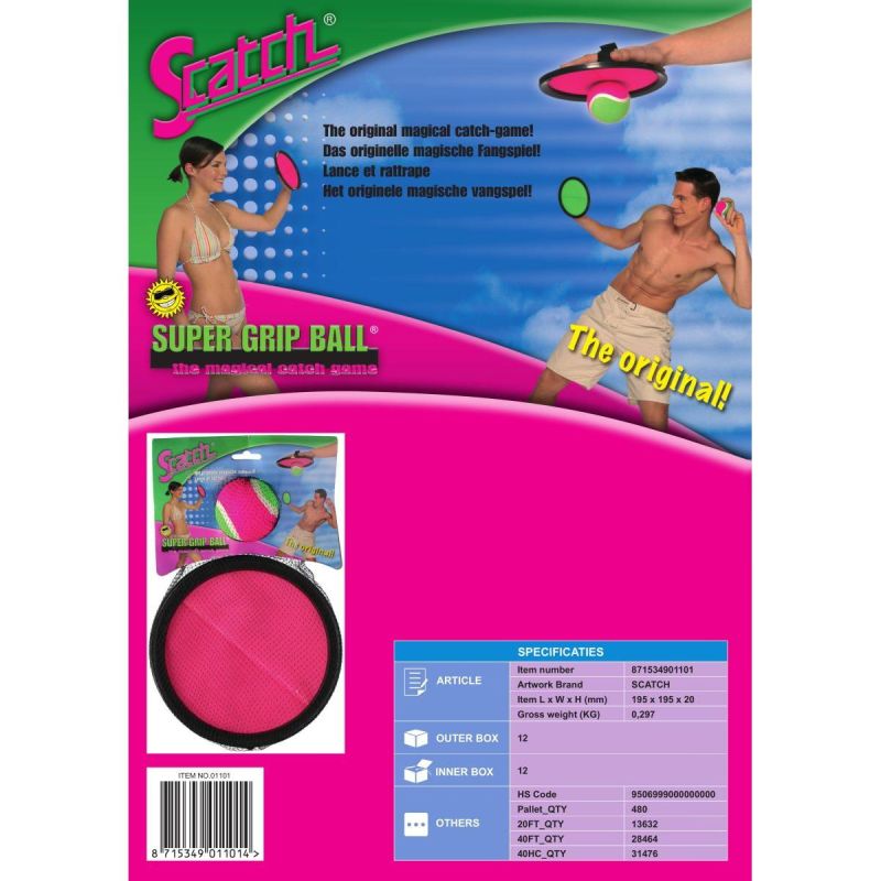 CATCH BALL SET DIAMETER 19.3 CM SCATCH Accessories Your Sports Performance