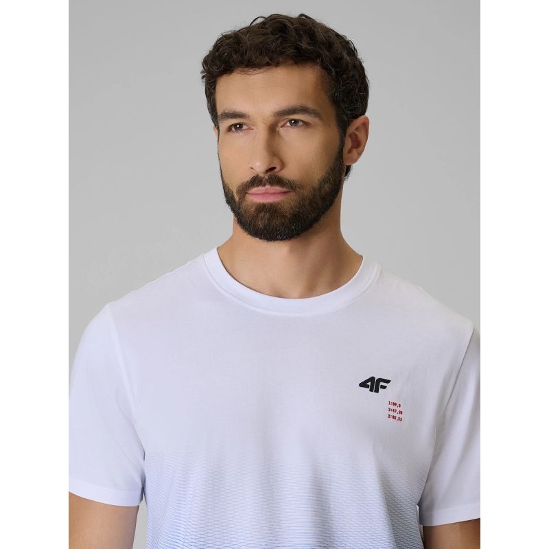 Men's regular printed T-shirt 4F 4FRSS26TTSHM4040-33A