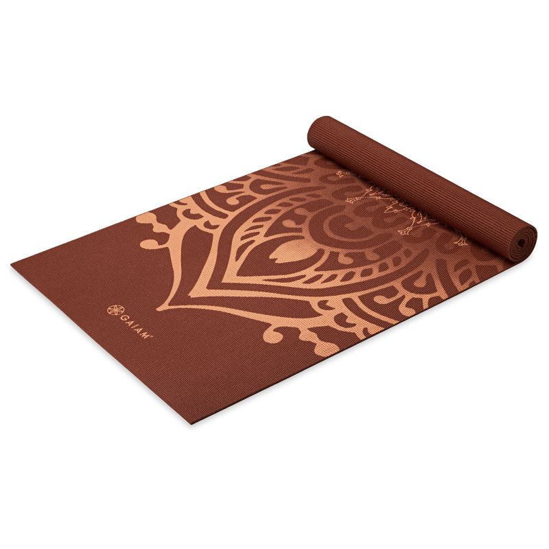 Go Jogi Gaiam Intense Rust Sundial Layers 5mm 65738 mat Accessories/Training equipment Your Sports Performance