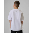 Boy's cotton T-shirt 4F 4FJRSS26TTSHM3904-10S