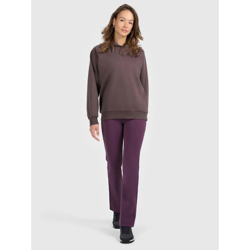 Women's sweatshirt with hood, open, 4F 4FRAW25TSWSF2775-82S 4f