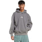 Men's adidas ALL SZN Fleece Washed Hoodie gray JL6539 In preparation Adidas