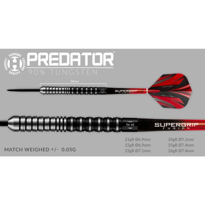 Harrows Predator 90% Steeltip Darts In preparation Your Sports Performance