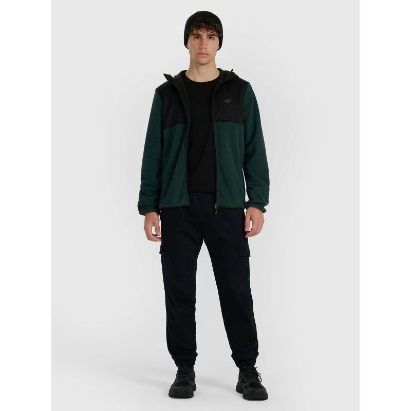 Men's regular hooded fleece 4F 4FWAW25TFLEM417-40S 4f