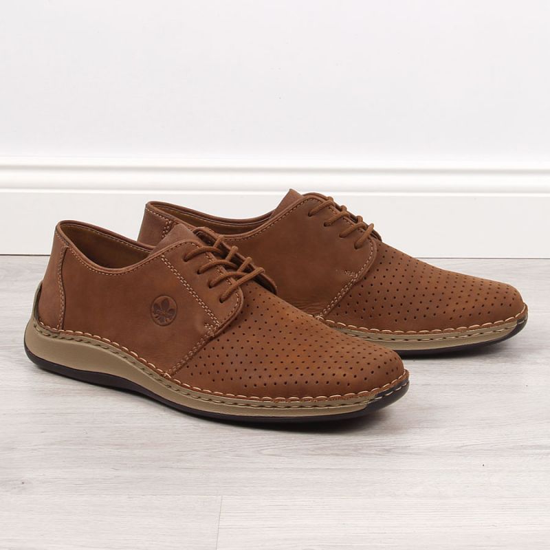 Rieker M RKR528 brown openwork leather shoes Footwear/Lifestyle Your Sports Performance