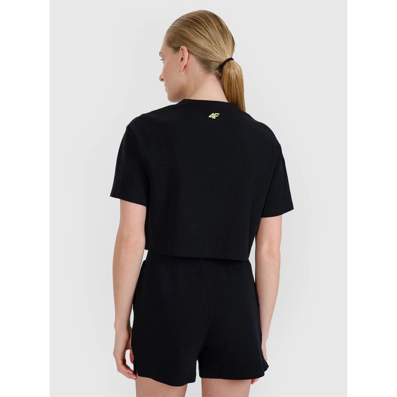 Women's crop top t-shirt 4F 4FWSS25TTSHF1977-20S *Kategoria tymczasowa Your Sports Performance