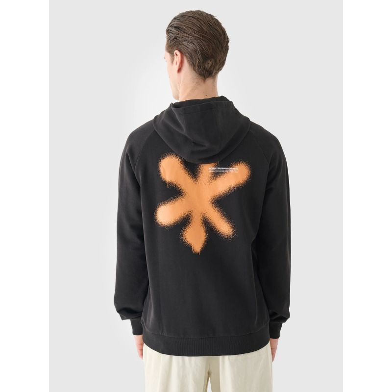 Men's sweatshirt with hood, open, 4F 4FRAW24TSWSM2072-20S 4f