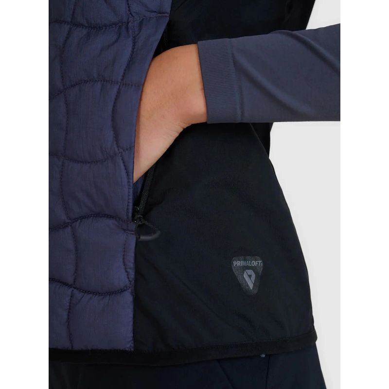 Women's trekking vest with Primaloft filling Black 4F 4FWSS25TVJAF180-22S *Kategoria tymczasowa Your Sports Performance