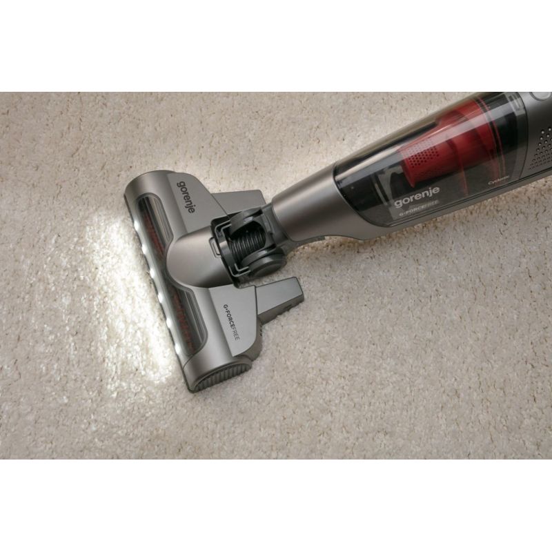 GORENJE SVC252GFA upright vacuum cleaner, gray AGD - Produkty/Odkurzacze Your Sports Performance