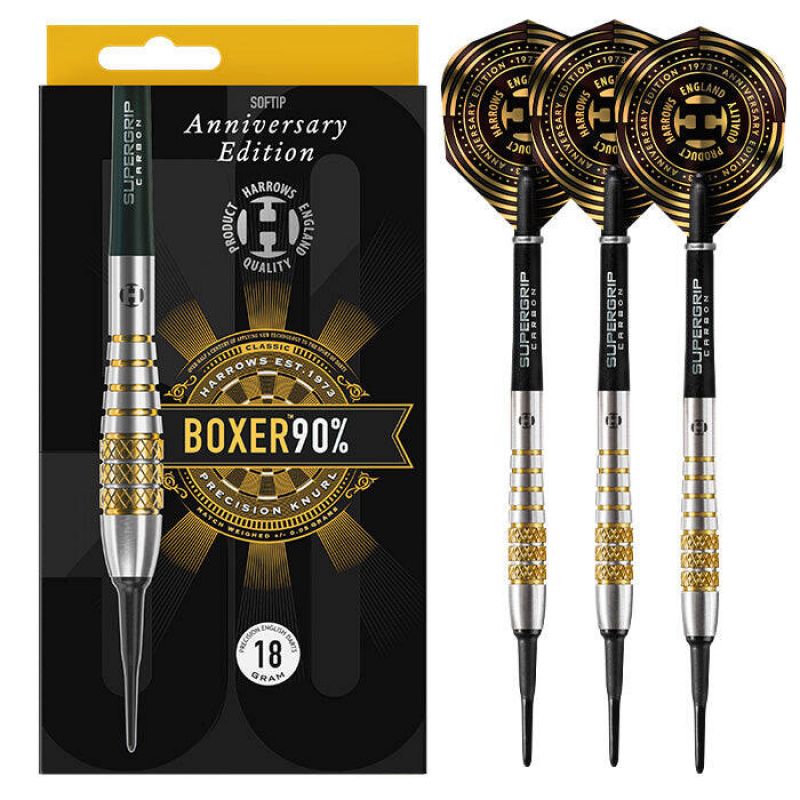 Darts Harrows BOXER BOMB 90% 50th ANNIVERSARY EDITION softip In preparation Your Sports Performance