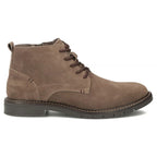 Men's leather ankle boots, unlined, suede, beige, Filippo MBT8318