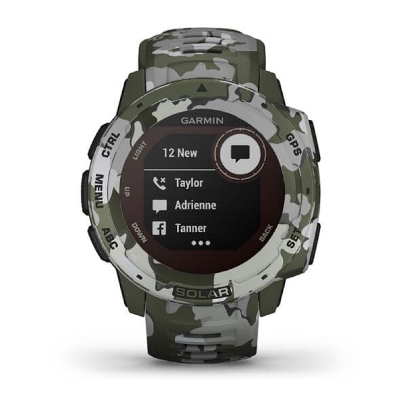 Garmin Instinct Solar Camo Watch Green (010-02293-06) Akcesoria sportowe i turystyczne/Zegarki sportowe Your Sports Performance