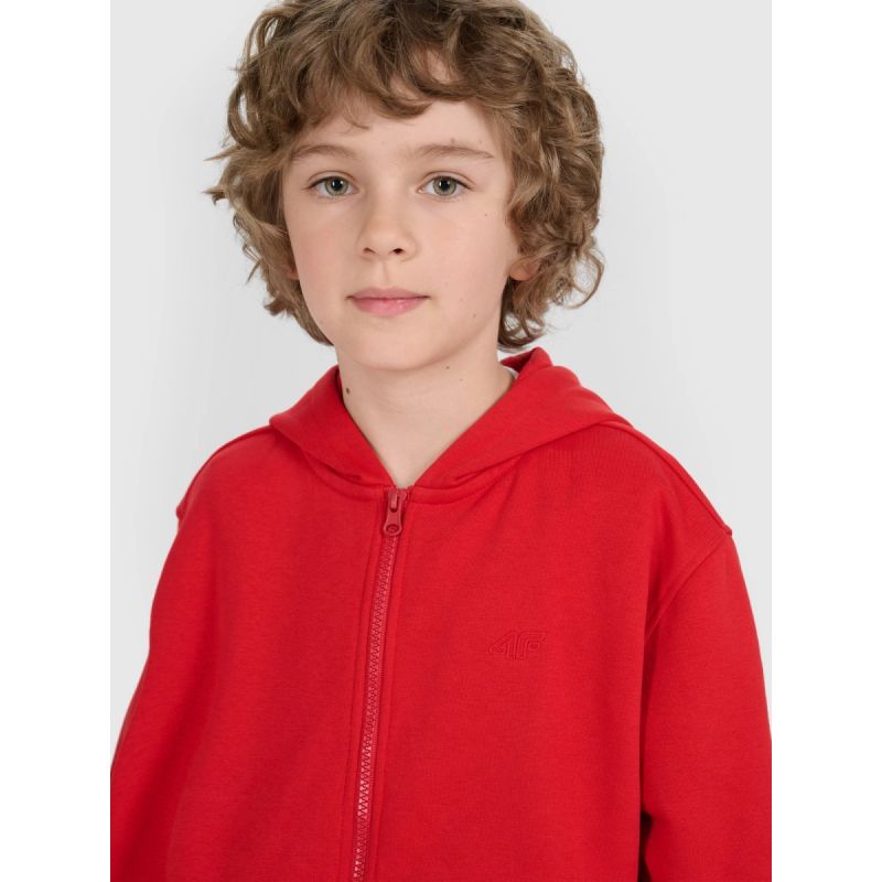 Boy's zip-up hoodie sweatshirt 4F 4FJRAW25TSWSM2488-62S 4f