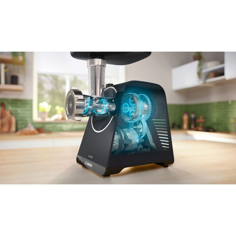 Bosch Series 4 MFWS450B Meat Grinder (1900W; black) AGD - Produkty/Maszynki do mielenia Your Sports Performance