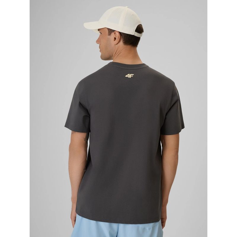 Men's regular printed T-shirt 4F 4FRSS26TTSHM4293-22S