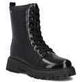 Women's patent leather ankle boots, black Filippo DBT8288