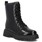 Women's patent leather ankle boots, black Filippo DBT8288