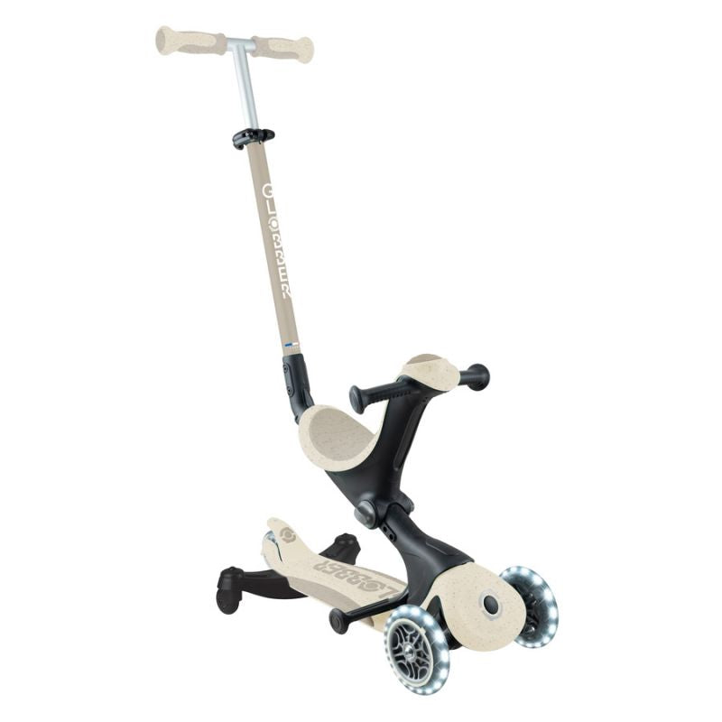 Scooter with ride-on seat GO•UP DELUXE LIGHTS ECOLOGIC 360 (697-566) Accessories/Skating/Hulajnogi/Traditional/For kids/Globber Your Sports Performance
