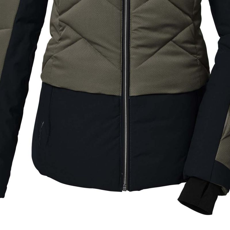 Killtec KSW 102 women's ski jacket, quilted, with a detachable hood, brown (42039/311) In preparation Your Sports Performance