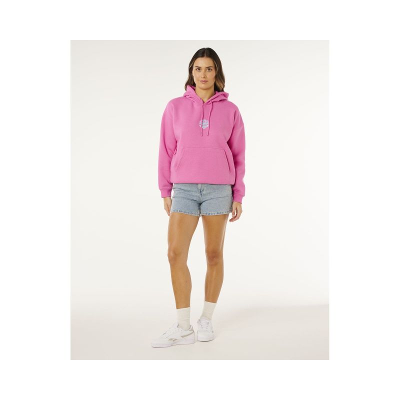 Women's RIP CURL Icons Of Surf Heritage Hoodie Pink