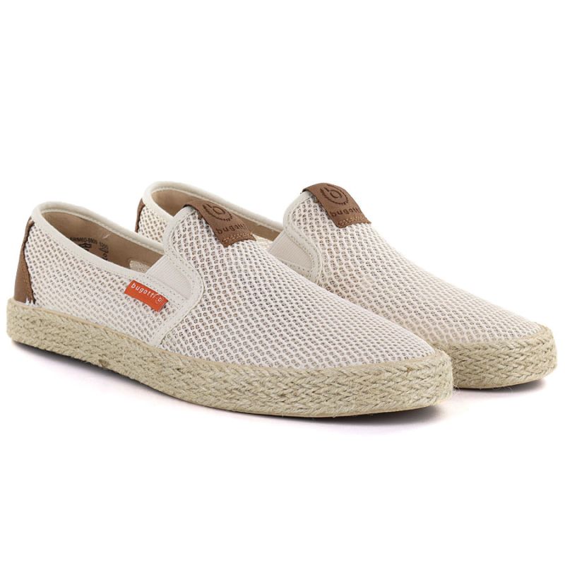 Men's slip-on espadrilles beige Bugatti TT15305 Bugatti