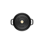 STAUB Round cast iron pot 5.2l black AGD - Produkty/Garnki / patelnie nieelektryczne Your Sports Performance