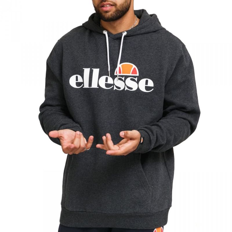 Ellesse Men's Hooded Sweatshirt Gray Sl Gottero Oh Hoody SHC07407106 In preparation Your Sports Performance