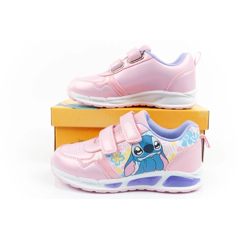 Leomil Stitch children's sports shoes, lightweight sneakers with Velcro LED Leomil