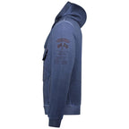 Geographical Norway Gymclass EO Tiedye Badge Sweatshirt M WU8270H-GNO-NAVY Clothing/Outdoor/Geographical Norway Your Sports Performance