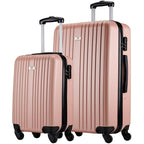SET OF 2 SUITCASE 18 AND 26 INCHES SLAZENGER ROSE GOLD Accessories Your Sports Performance