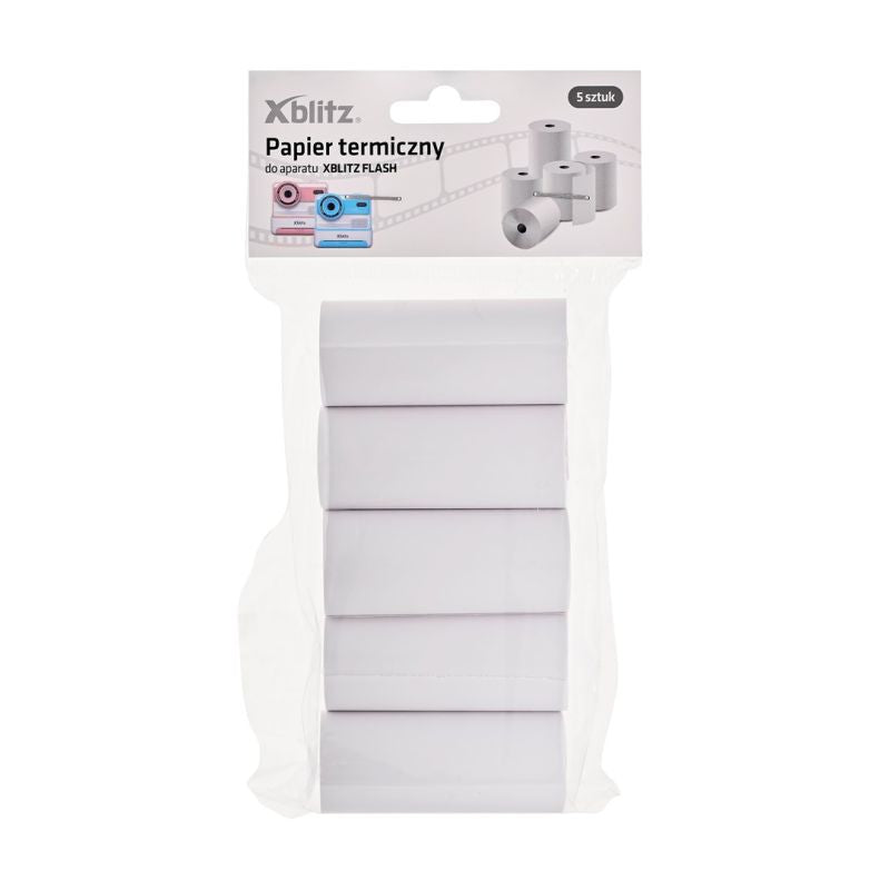 XBLITZ THERMAL PAPER FOR FLASH CAMERA 5 PCS. Artykuły papiernicze/Rolki faksowe Your Sports Performance