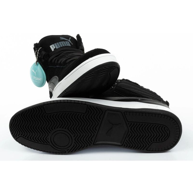 Puma men's Rebound Street black insulated ankle boots